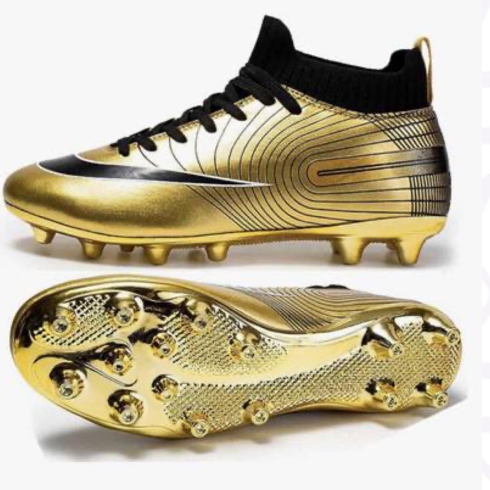 Gold Soccer Cleats - New